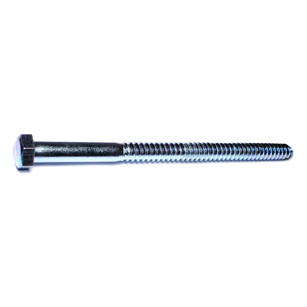 Midwest Fastener Lag Screw, 3/4 in, 12 in, Steel, Zinc Plated Hex Hex Drive, 10 PK 01367 - main